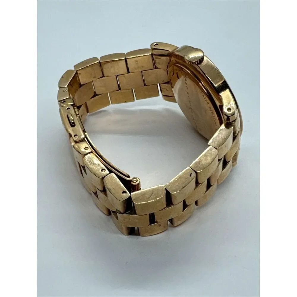 Marc Jacobs MBM3077 Women's Gold Stainless Steel Analog Dial Quartz Watch JNA531